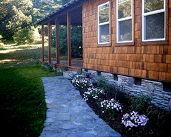 Inviting front walkway